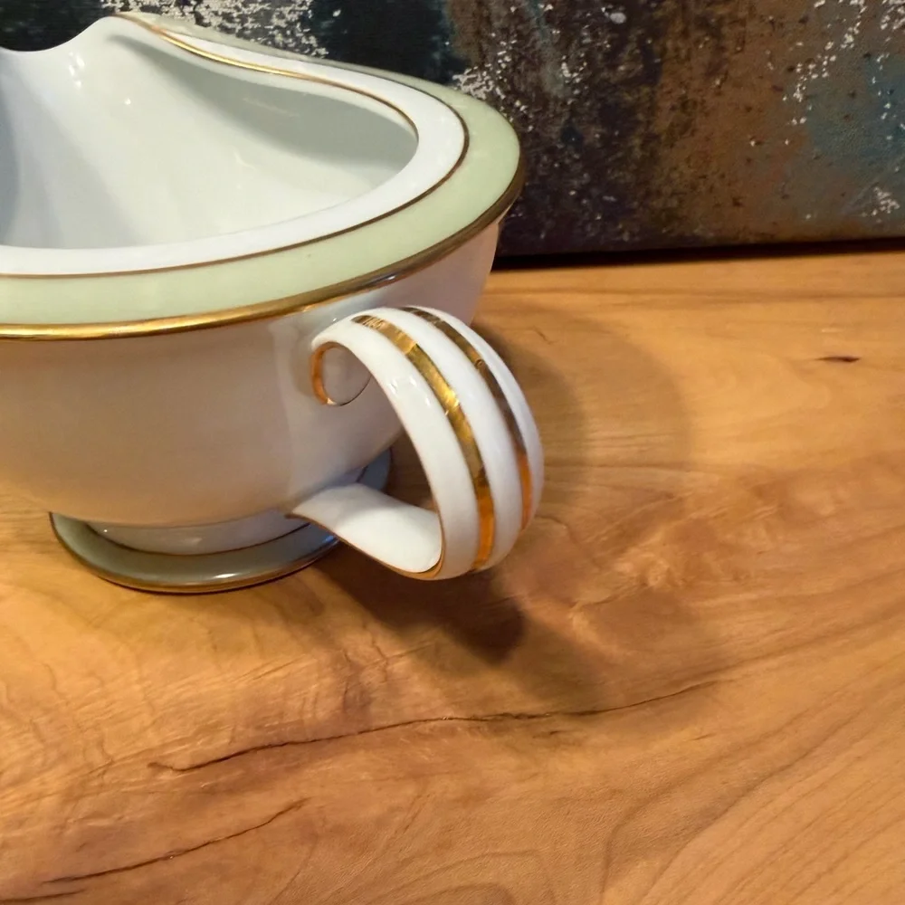Noritake‎ Greenbay Creamer and Lidded Sugar Bowl Set